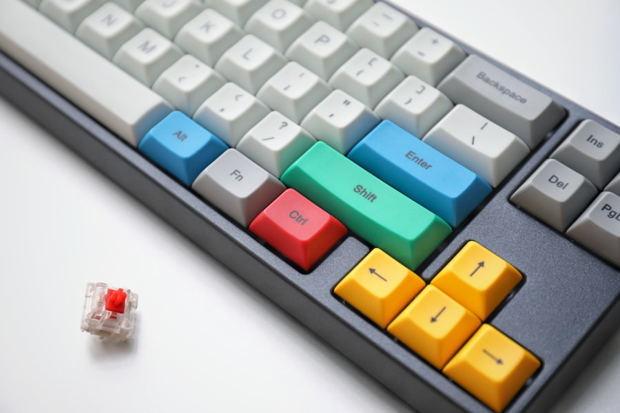 Mechanical keyboard for trading hotkeys